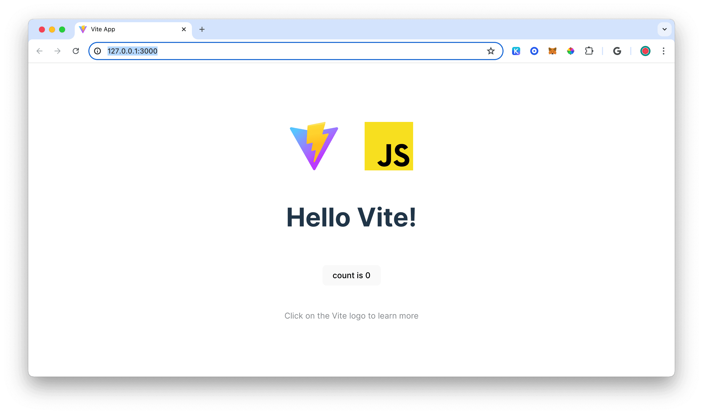 vite static site preview